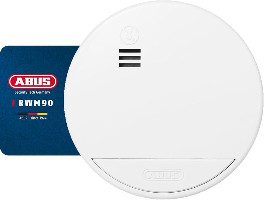 ABUS RWM90  Rauchwarnmelder 85dB bis 40 m² Raum