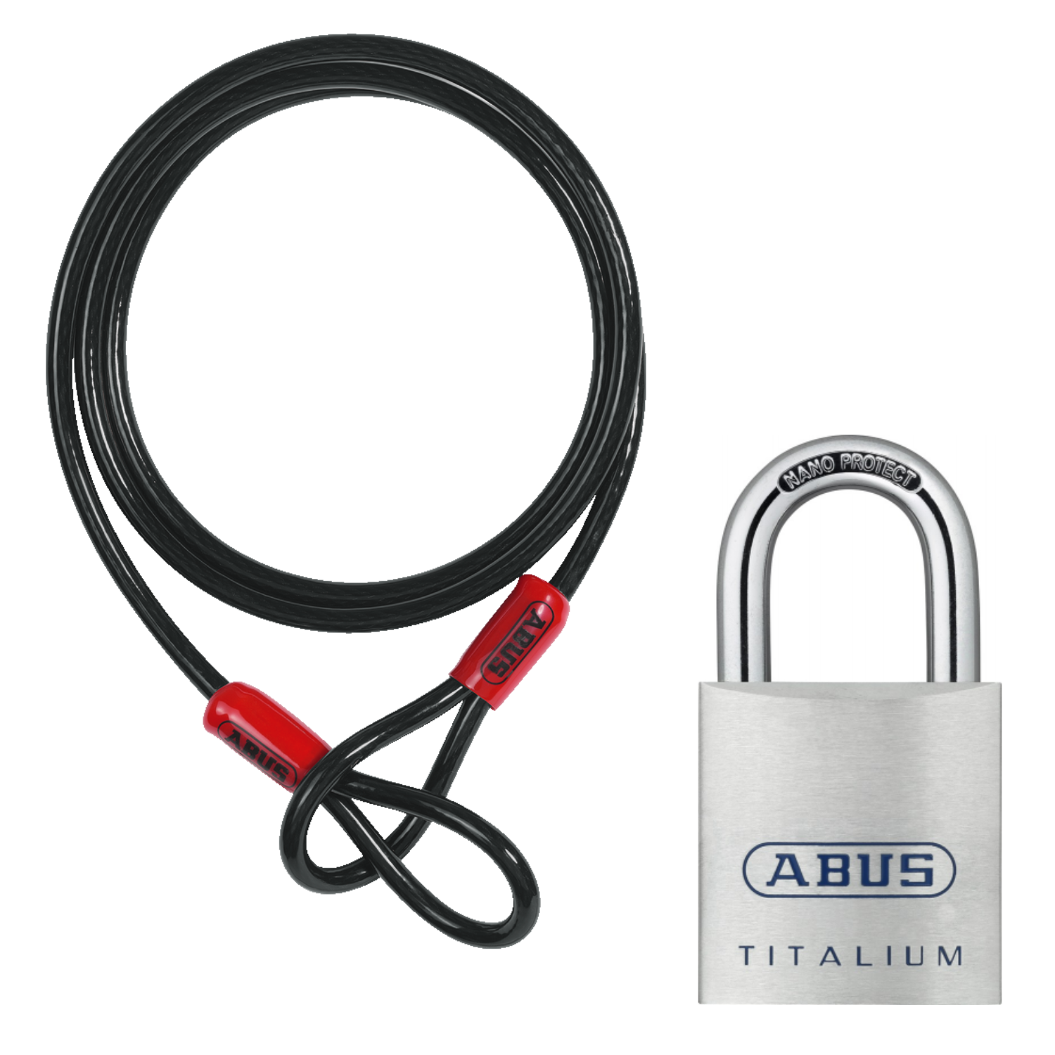 ABUS Combo Sicherheitspack Cobra 200 cm + ABUS 80TI/50 Wetterfest